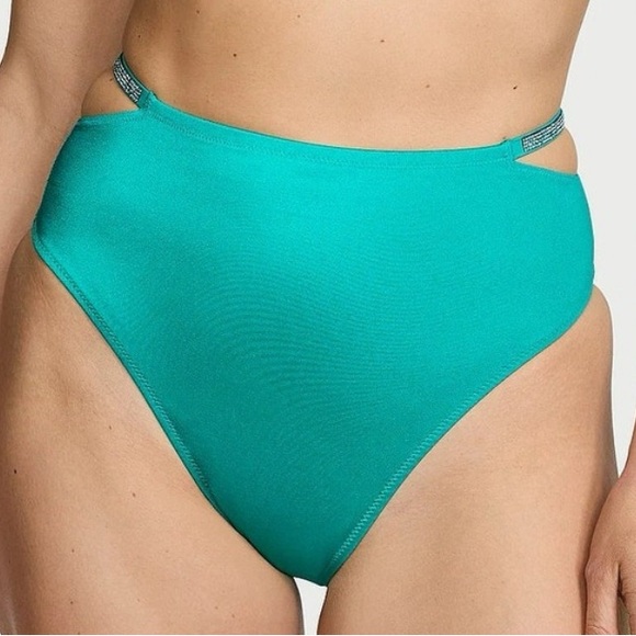 NEW 38C/XL VICTORIA'S SECRET SWIM Shine Strap Bombshell Push-Up SET - Picture 12 of 12